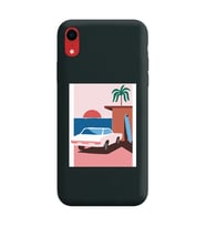 Siyah Lansman Telefon Kılıfı Iphone XR