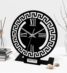 BK Gift Kişiye Özel Metal Masa Saati (Model 4)