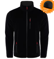 Ghassy Co. Polar Erkek Tam Fermuar + 3 Cep ((YENİ SEZON)) (Siyah)
