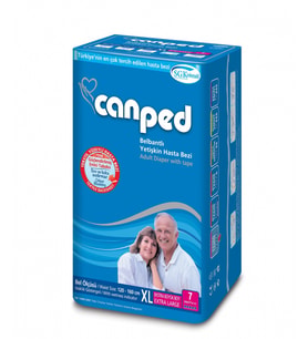 Canped Belbantlı Hasta Bezi Extra Large 7 Adet
