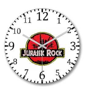 O Bom E Velho Rock And Roll Duvar Saati Bombeli Gercek Cam