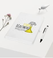 BK Gift Kişiye Özel Kimya Öğretmeni Temalı Beyaz Defter Kalem Hediye Seti - 5
