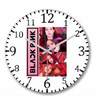 Blackpink   Duvar Saati  Bombeli Gercek Cam