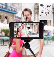 3.5mm Jak Girişli Tüm Telefonlara Uygun Selfie Özçekim Çubuğu (Karışık)