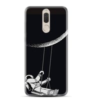 Kılıfland Huawei Mate 10 Lite Kılıf Silikon Resimli Kapak Moon Astronaut Stok 519
