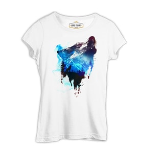 Kurt 4 Beyaz Kadın Tshirt