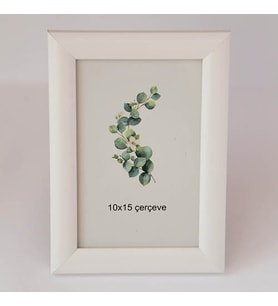 Dekoratif 10x15 Beyaz Çerçeve