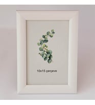 Dekoratif 10x15 Beyaz Çerçeve