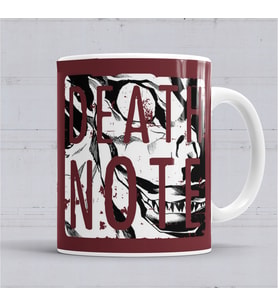 Death Note Logo Kupa Bardak Porselen