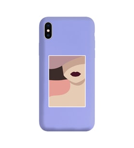 Mor Lansman Kılıf iPhone X