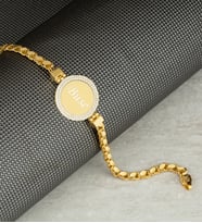 Else Silver Pullu Zincirli İsimli Gümüş Bileklik (Yeşil)