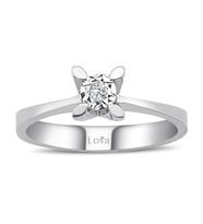 Lova 0,30 Karat Efektli Pırlanta Tektaş Yüzük - 1070089
