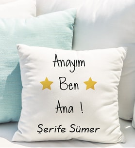 Kişiye Özel Anayım Ben Ana Yastığı