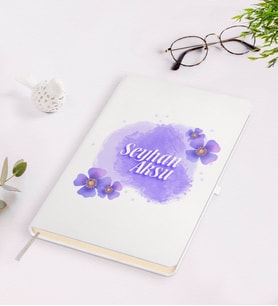BK Gift Kişiye Özel Kadınlar Günü Tasarımlı Beyaz Defter-16