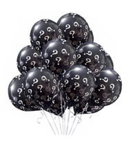 12 Adet Bebek Cinsiyet Balonu Cinsiyet Belirleme Öğrenme Partisi (Krem)