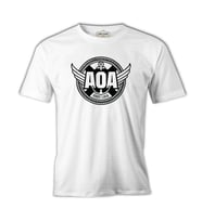 AOA - Good Luck Beyaz Erkek Tshirt