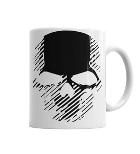 Punisher Skull Kupa Bardak Porselen