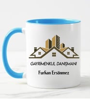 Gayrimenkul Danışmanı Kupa Bardağı Mavi
