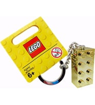 LEGO Brick 850808 Gold 2 x 4 Stud Key Chain