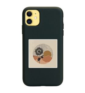 Siyah Lansman Telefon Kılıfı Iphone 11