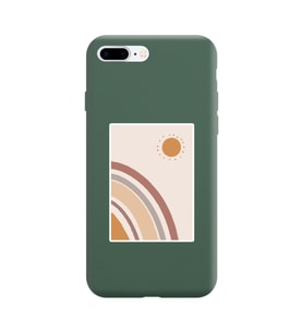 Koyu Yeşil Lansman Kılıf iPhone 8 Plus