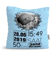 BK Gift Kişiye Özel Çocuklar Mavi Yastık 60852
