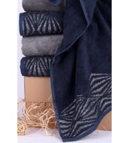 %100 Pamuk Sim Detaylı 70X140 Banyo Havlusu