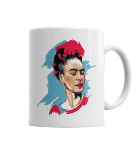 Frida Kahlo Kupa Bardak Porselen