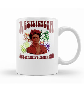 Resiliencia Frida Kahlo Kupa Bardak Porselen