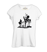 Picasso – Don Quixote Beyaz Kadın Tshirt