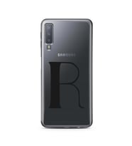 Samsung A7 (2018) Harf Tasarımlı Telefon Kılıfı R-Harfi 
