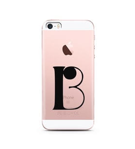 Iphone 5 Harf Tasarımlı Telefon Kılıfı B-Harfi 