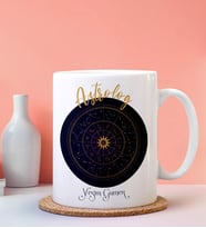 Kişiye Özel Astrolog Tasarımlı Beyaz Kupa