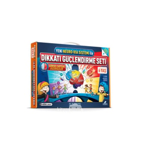 Dikkati Güçlendirme Seti  6 Yaş (3 Kitap) (Yeni Neuro-Via Sistemi ile) - Osman Abalı 117487