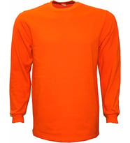 Sıfır Yaka Sweat %100 Pamuk (Turuncu)