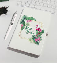 Kişiye Özel Defter Kalem Set 93129 (Mürdüm)