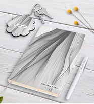 BK Gift Kişiye Özel İsimli Beyaz Defter Kalem Ve Anahtarlık Hediye Seti-31 (Model 1)