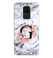 Mermer Çiçekli Harf Tasarım Süper Şeffaf Silikon Telefon Kılıfı Xiomai Redmi Not