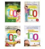 Pedagog Adem Güneş Çocuk Eğitiminde 100 Temel Kural 4 Kitap Set