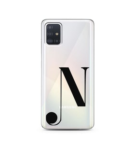 Samsung A51 Harf Tasarımlı Telefon Kılıfı N-Harfi 