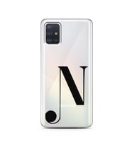 Samsung A51 Harf Tasarımlı Telefon Kılıfı N-Harfi 