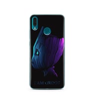Baby Groot Tasarım Süper Şeffaf Silikon Telefon Kılıfı Huawei Y9 2019