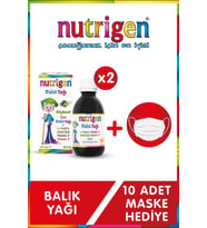 Nutrigen Balık Yağı Şurup 200 ml*2 - Maske Hediyeli