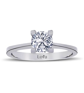 Lova E Renk 0,72 Karat Pırlanta Tektaş Yüzük - 1060005
