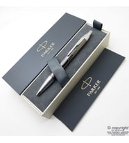 Parker Im Premium Desenli Kurşuni CT Tükenmez Kalem  Parker Kalem  İsme Özel Kalem  Hediyelik Kalem