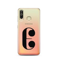 Samsung A60 Harf Tasarımlı Telefon Kılıfı E-Harfi 