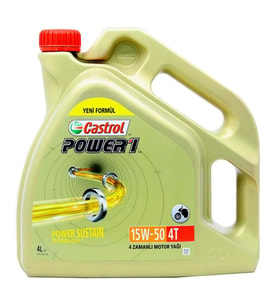 Castrol Power 1 4T 15W-50 4 Lt 4 Zamanlı Motosiklet Yağı