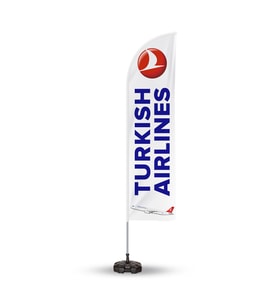 Türkıshh Airlines Yönlendirme Tanıtım ve Reklam Yelken  Bayragı