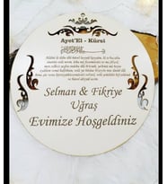Kişiye Özel Ahşap Süssüz Kapı Süsü