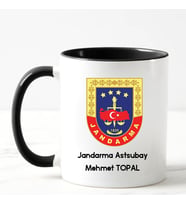 Jandarma Astsubay Kupa Bardağı Siyah
